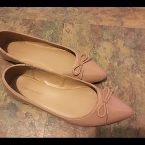 Banana Republic Tan Pattern Flats Shoes